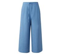 Q/S designed by - Culotte mit weitem Bein blau - Gr. - 44