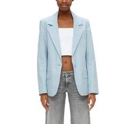 Blazer aus Leinenmix 38 türkis