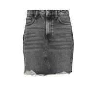 QS Denimrock mit offenem Saum Graphit 34