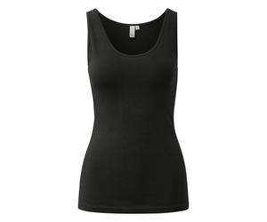 Q/S designed by - Elastisches Tanktop im Slim Fit schwarz - Gr. - L