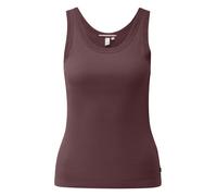 s.Oliver Damen T-Shirt - Slim Fit, Rippware mit Meshkante, ärmellos, Rundhalsausschnitt