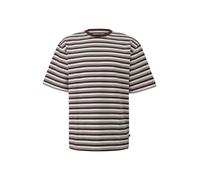 Q/S designed by - Gestreiftes T-Shirt grau - Gr. - XXL