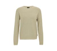 Q/S designed by - Gewaschener Strickpullover mit Rollkante beige - Gr. - XXL