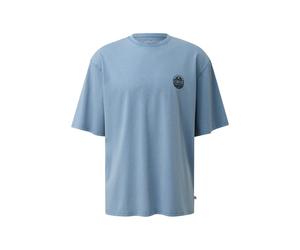 Q/S designed by - Gewaschenes T-Shirt im Relaxed Fit blau - Gr. - L