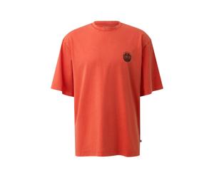 Q/S designed by - Gewaschenes T-Shirt im Relaxed Fit orange - Gr. - M