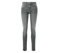 Slim-fit-Jeans QS, Damen, Gr. 36, Länge 32, mid grau used, Denim/Jeans, Obermaterial: 99% Baumwolle, 1% Elasthan. Futter: 70% Polyester, 30% Baumwolle, unifarben, slim fit lang, Jeans Slim-fit-Jeans,