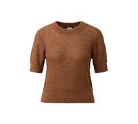 Q/S designed by - Kurzarm-Strickpullover braun - Gr. - XXL