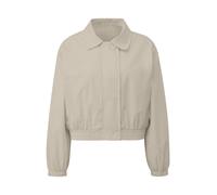 Q/S designed by - Kurze Blouson-Jacke im Boxy-Fit mit Umlegekragen beige - Gr. - XL