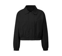Q/S designed by - Kurze Blouson-Jacke im Boxy-Fit mit Umlegekragen schwarz - Gr. - XXL