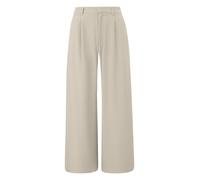 s.Oliver Stoffhose QS Bundfalten Loose-fit mit Taschen Damen Gr. 42 L32 Beige