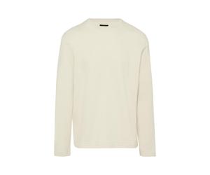 Q/S designed by - Langarmshirt aus Struktur-Jersey beige - Gr. - XXL