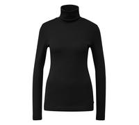 Q/S designed by - Langarmshirt mit Rollkragen schwarz - Gr. - M