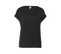 Q/S designed by - Loose Fit-Shirt im Lyocellmix schwarz - Gr. - XXL