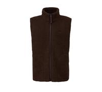 Q/S designed by - Outdoor-Weste aus Teddyfleece braun - Gr. - L
