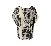 Q/S designed by - Oversize-Bluse aus Viskose grau/schwarz - Gr. - 32