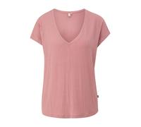 Fließendes Oversize-Shirt mit Rippstruktur S Rosa 2170585.4418.S