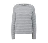s.Oliver Damenpullover 9400 mit Strukturmuster Viskosemix Grau XL