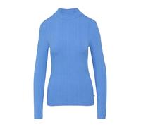 Rippshirt im Slim Fit aus Viskosemix XL blau 2158369.5361.XL