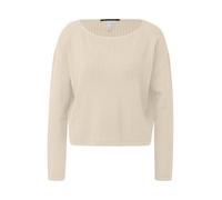 Q/S designed by - Rippstrick-Pullover beige - Gr. - XXL