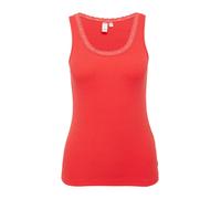 Ripptop mit Spitze am Ausschitt M rot 2165260.3103.M