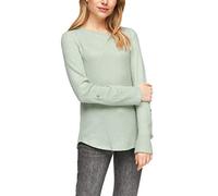 Q/S designed by - s.Oliver Damen Weiches Langarmshirt aus Feinstrick Mint XS
