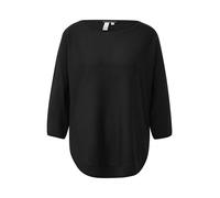Q/S designed by - Strickpullover mit 3/4-Arm schwarz - Gr. - L