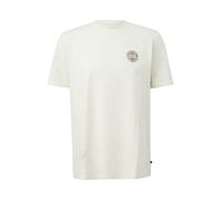 Q/S designed by - T-Shirt mit Druck weiß - Gr. - XXL