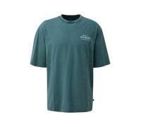 Q/S designed by - T-Shirt mit Print blau - Gr. - S