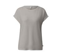 Q/S designed by - T-Shirt mit U-Boot-Ausschnitt grau - Gr. - XS