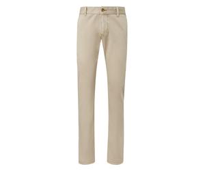 Q/S designed by - Twillhose mit schmalem Bein beige - Gr. - 34