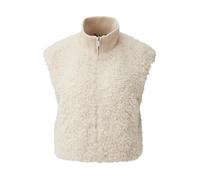 Q/S designed by - Weste aus Teddy-Fell beige - Gr. - M
