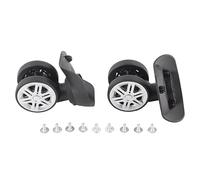 QANYEGN 1 Paar Ersatz Gepäck Räder, Ersatzräder für Koffer Gepäck und Reisekoffer, PP Gepäckrad Ersatz für Reisen, Links und Rechts Räder für Trolley Koffergepäck für Reparatur Ersatz