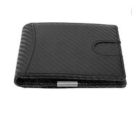 QANYEGN Männer Brieftasche, 10 Kreditkartenhalter -Slots Brieftasche, Leder blockieren bibles minimalistische Brieftasche für die Aufbewahrung von Visitenkarten, Tickets, Tickets (Schwarz)