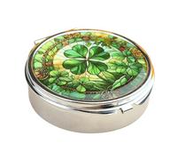 Qaonsciug Eleganter Schmuck Organizer Aus Metall Mit Verspiegelten Multifunktionalen Aufbewahrungsfächern Für Medikamente Und Kleine Gegenstände. Elegante Schmuckschatulle Aus Legierung Mit Fächern