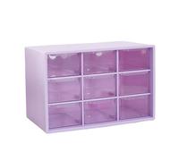 Qaonsciug Kompakte 9-teilige Schmuckschatulle Mit Herausnehmbaren Trennwänden Für Ringe Kosmetika Und Heimdekoration Elegante Schmuck Organizer