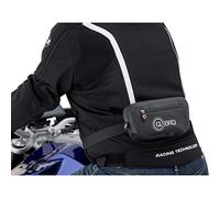 QBag Gürteltasche wasserdicht 1,5 Liter schwarz, Ideal für Motorrad, Quad, Roller, Scooter, Fahrrad, E-Bike, Bauchtsche, Motorradtasche, Fahrradtasche Hüfttasche