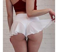 QBQZXAOSOWH Hübscher Rock Damen Ultra Mini Sexy Frauen Rock Spitze Casual Über Dem Knie Schwarz Hot Short Fashion Dance Lady Party Club Wear M C-Weiß