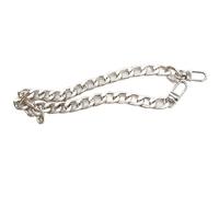 QCKNKMGG Taschenketten, Ersatzriemen for Taschenkette aus Aluminium | Silberner 30 cm langer Ersatzriemen for Handtaschen, Umhängetaschen, Clutches