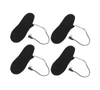 Qcwwy Beheizte Einlegesohlen, Weiche Baumwolle und Polyester, die Sich Bequem Füße Einlegesöfe Schuheinlegesohlen für das Fahrradfahren Im Freien Im Freien Im Freien Im Freien