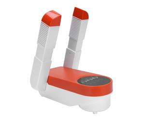 Qcwwy Faltbare Schuhe Trockner, 180W Tragbare Leichte, Ausziehbare Flexible Rotationsstiefelwärmer für Reisebüro Outdoor Trocknen -Turnschuhe Socken (EU-Stecker)