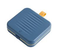 Qcwwy Magnetischer Nähkästchen, Klein, Großes Fassungsvermögen, für Zuhause, Schlafsaal, Reisen, Klassifiziertes Display und Exquisite Kunststoffkoffer-Organizer (BLUE)
