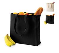 QD23 Quadra Canvas klassische Einkaufstasche Natural 39 x 42 x 13 cm