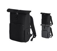 QD995 Quadra Q-TECH CHARGE Rucksack Rolltop-Verschluss Granite Marl 31 x 45 x 17 cm
