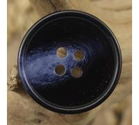 QDMHA 20 Stück 15-28 mm dunkelblaue 4-Loch-Anzugknöpfe, Kunstharz-Knöpfe, Nähknöpfe für Kleidung, Mantelknöpfe, große runde Knöpfe, flach