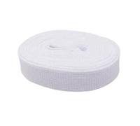 Qgsaghty 1,5cm breite, flache, doppellagige Schnürsenkel in den Längen 80cm - 200cm, Weiß, 100cm