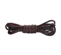 Qgsaghty Runde, gewachste Schnürsenkel für Schuhe in den Längen 70cm - 200cm, Braun 2, 140cm