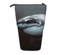 QGWDYYJQ Great White Shark Printed Pencil Telescopic Vertical Organizer