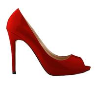 QIANKUN Plateau-Hochzeitsschuhe Sommer Sexy Damen Offene Zehen High Heels Sandalen Offene Zehen High Heels Weinrot,9,5