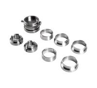 Qianly Drehbarer Uhrenwerkhalter mit Basis, wartungsfreundlich, tragbar, stabil und zu bedienen. Uhrenwerkbasis aus Edelstahl für 3135.