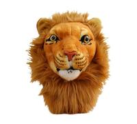 Qianly Stofftierkopf-Umhängetasche, Rucksack, schrulliger personalisierter Laptop-Rucksack, Tierkopf-Rucksack für Kinder, Erwachsene, Geburtstag, Löwe